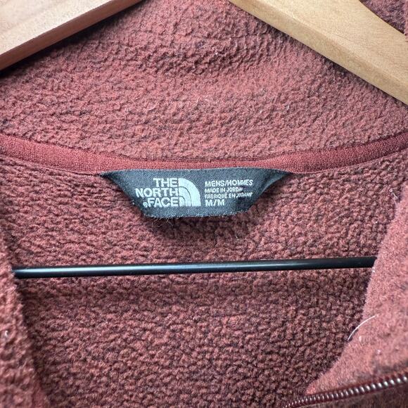 The North Face Men's Gordon Lyons Fleece Jacket Rust Red Size Medium - Picture 5 of 7
